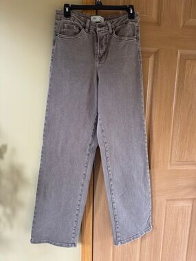 Buckle BKE Wide Leg Women's Jeans in Faded Tan- Comfortable Everyday Style